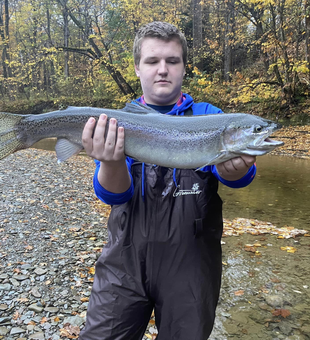 Pro Angler Fishing In Pennsylvania Waters 